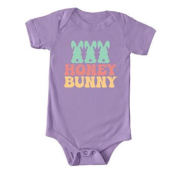 Honey Bunny Bunny Tails Baby Bodysuit
