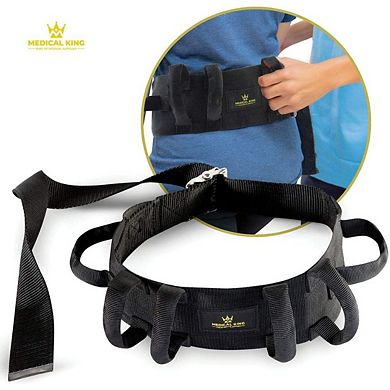 Transfer Belt - 50" holds up 500 LBS - Gait Belt With 6 Handles for Elderly, Therapy and Handicap