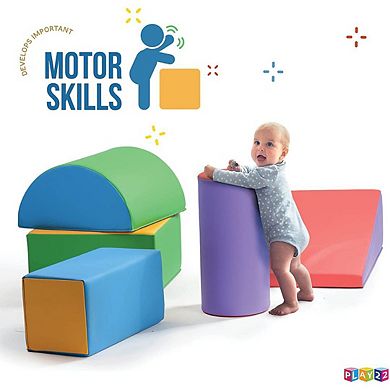Climb and Crawl Activity Play Set - 5 Piece Climbing Foam Shape Toy for Toddler