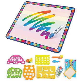 Large Magic Water Doodle Mat 22 pc 39X30 - Extra Large Water Drawing Doodling Mat Mess Free
