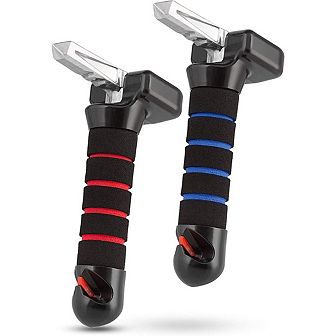 3 in 1 Car Handle Assist Set Of 2 Car Assist Handle, Hammer For Window Breaker & Seatbelt Cutter