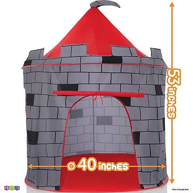 Kids Play Tent Knight Castle - Portable Kids Tent - Kids Pop Up Tent Foldable Into Carrying Bag