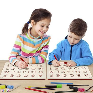 Magnetic Drawing Board - Educational Learning ABC Letters Kids Drawing Board Includes A Pen