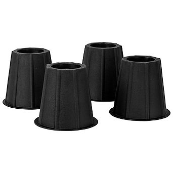 4 Pack Round Bed Risers - Furniture Risers 5 To 6 in - Heavy-duty Furniture Riser