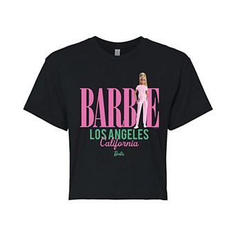 Juniors' Barbie® Los Angeles Cropped Tee