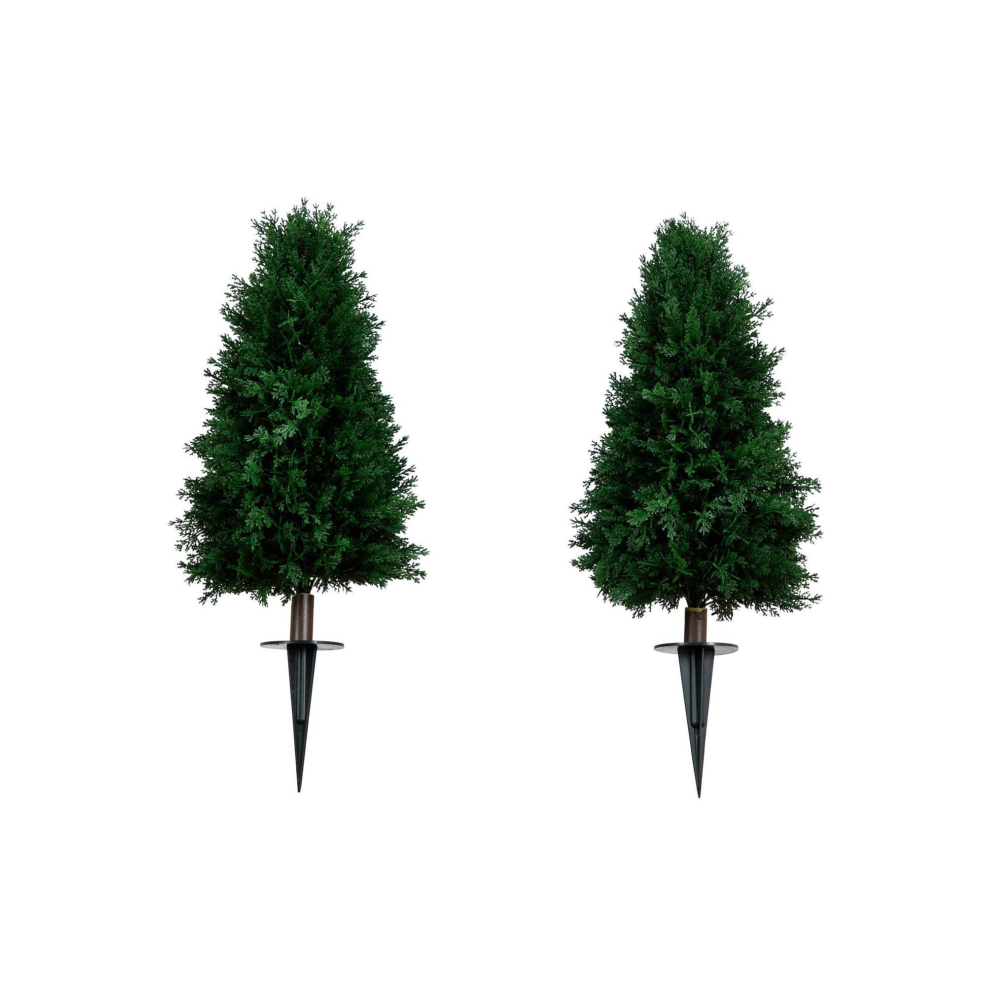 nearly natural 2.5-ft. Artificial Cedar Plant with Integrated Ground Stake 