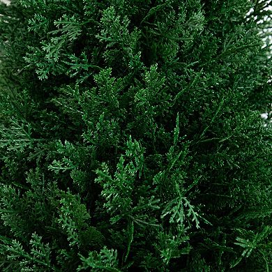 nearly natural 3-ft. Artificial Cedar Plants with Integrated Ground Stake 2-piece Set