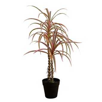 nearly natural 2-ft. Artificial Dracaena Marginata Plant Floor Decor