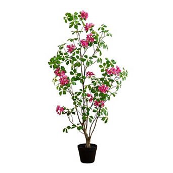 nearly natural 4-ft. Artificial Dogwood Tree Floor Decor