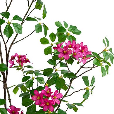 nearly natural 4-ft. Artificial Dogwood Tree Floor Decor