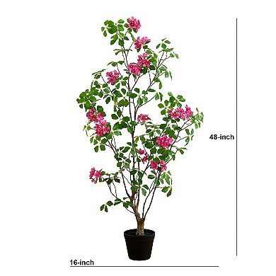 nearly natural 4-ft. Artificial Dogwood Tree Floor Decor