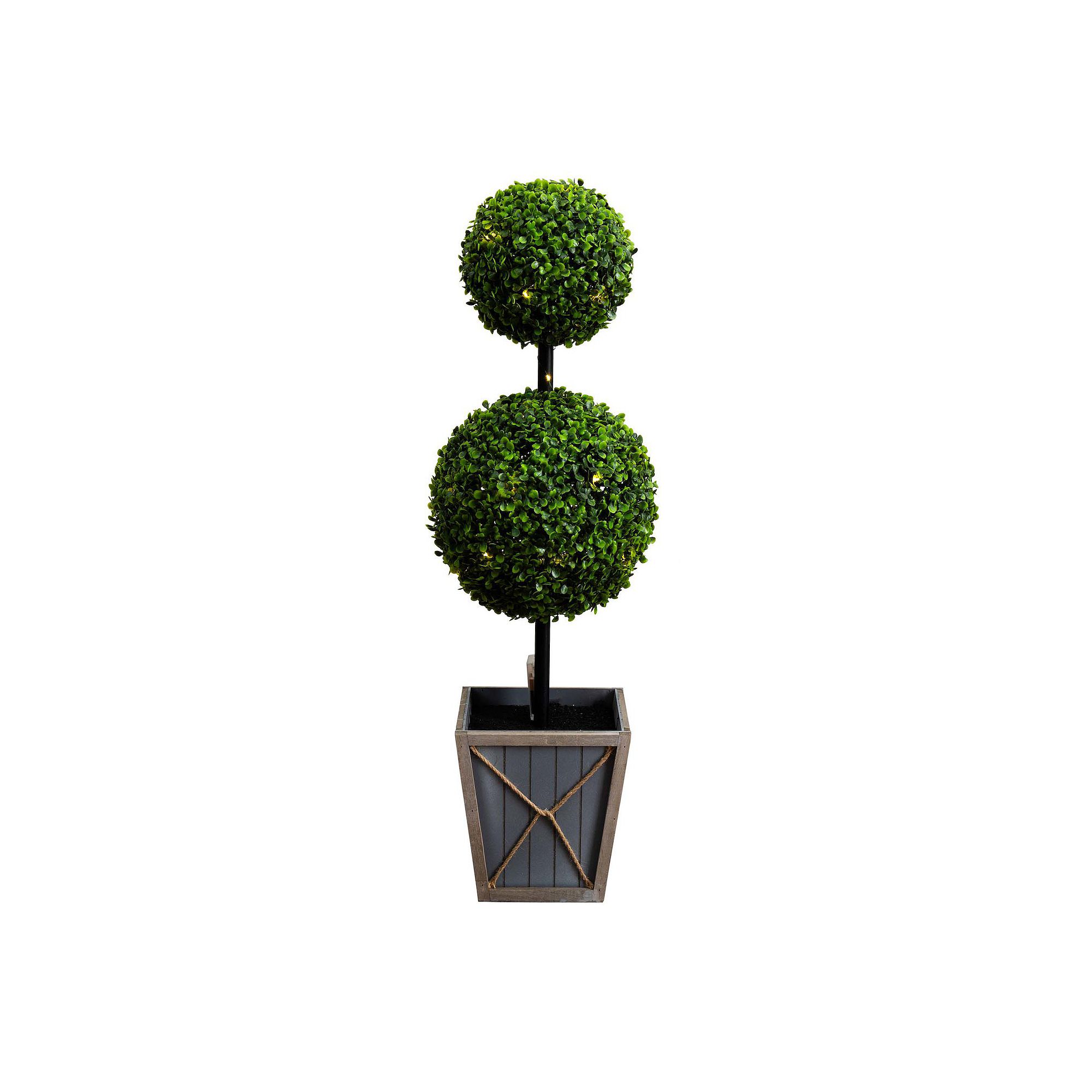 nearly natural 3-ft. Indoor / Outdoor UV Resistant Artificial Double Ball B