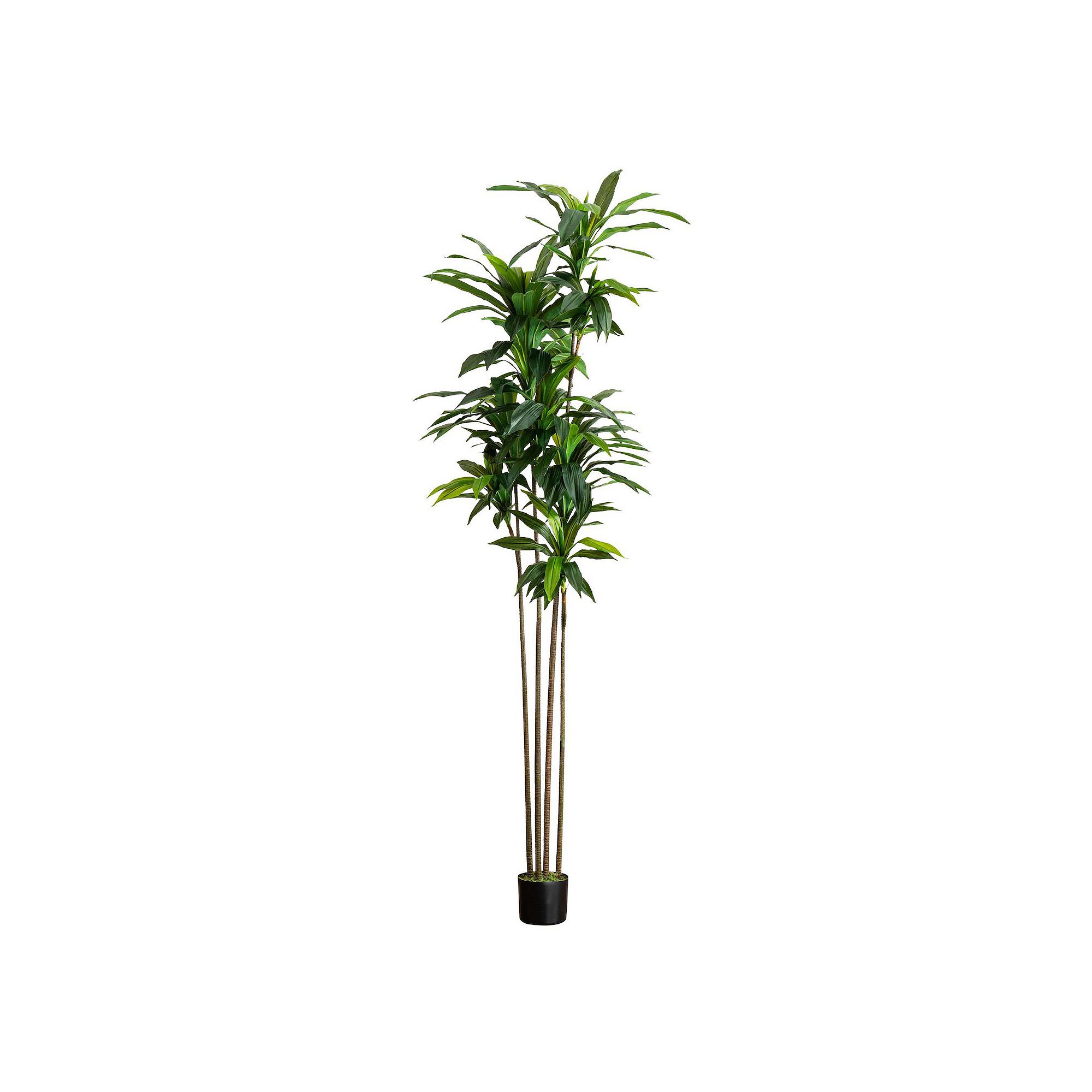 nearly natural 8-ft. Artificial Dracaena Tree with Real Touch Leaves Floor 
