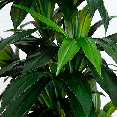 nearly natural 9-ft. Artificial Dracaena Tree with Real Touch Leaves Floor Decor