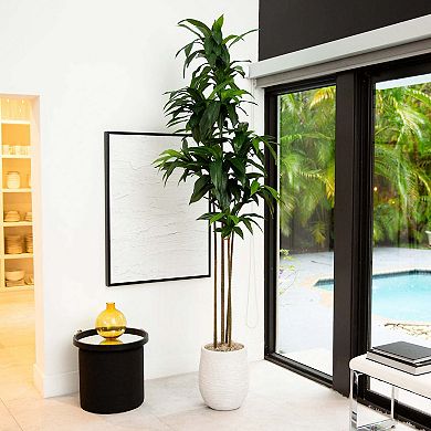 nearly natural 9-ft. Artificial Dracaena Tree with Real Touch Leaves Floor Decor