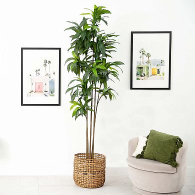 nearly natural 10-ft. Artificial Dracaena Tree Floor Decor