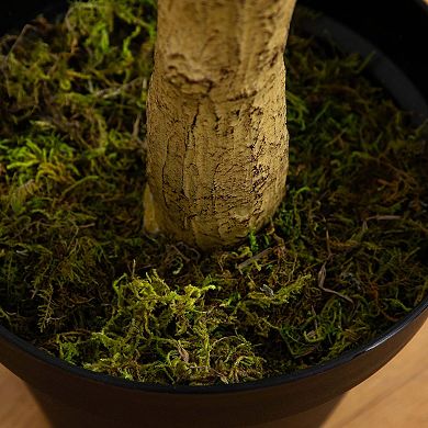 nearly natural 8-ft. Artificial Eucalyptus Tree Floor Decor