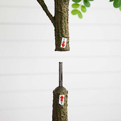 nearly natural 6-ft. Artificial Greco Citrus Tree Floor Decor