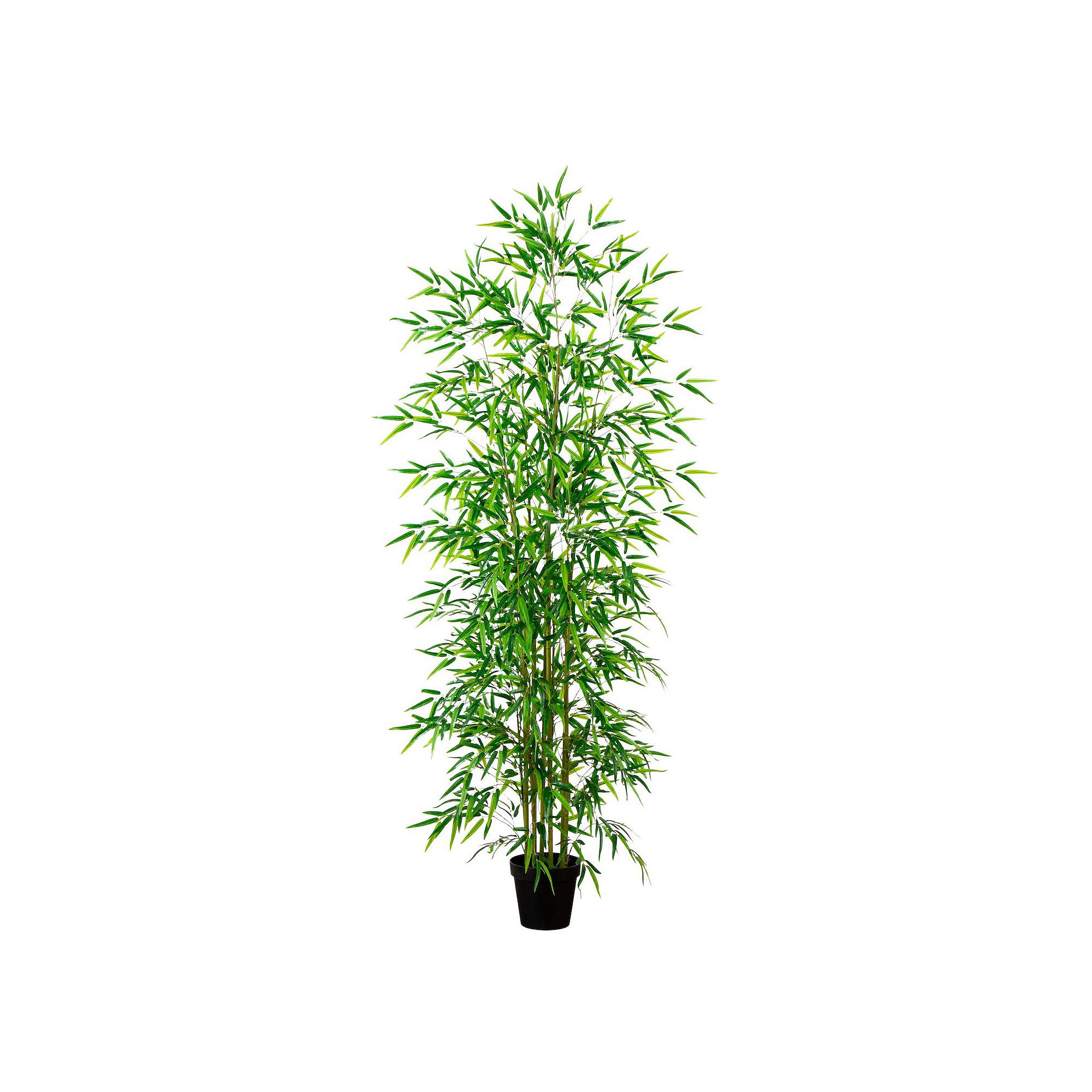 nearly natural 8-ft. Artificial Green Bamboo Tree Floor Decor