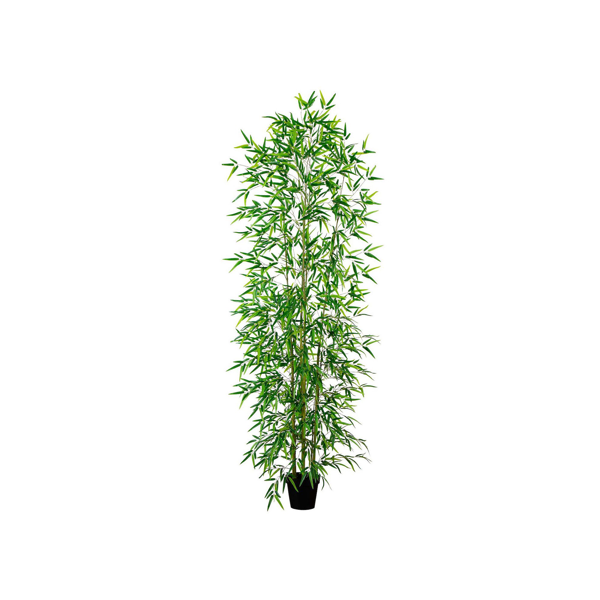 nearly natural 9-ft. Artificial Green Bamboo Tree Floor Decor