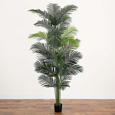 nearly natural 8-ft. Artificial Paradise Palm Tree Floor Decor