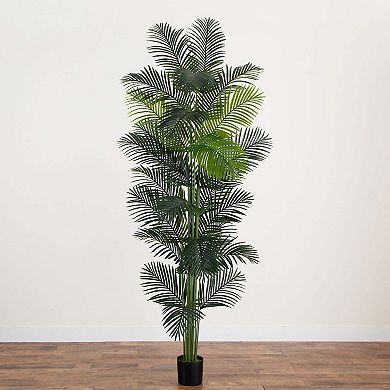 nearly natural 9-ft. Artificial Paradise Palm Tree Floor Decor