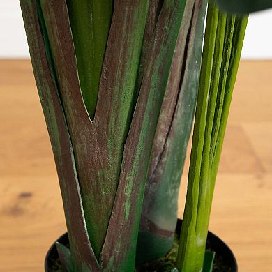 nearly natural 9-ft. Artificial Travelers Palm Tree Floor Decor