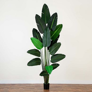 nearly natural 9-ft. Artificial Travelers Palm Tree Floor Decor