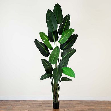 nearly natural 10-ft. Artificial Travelers Palm Tree Floor Decor