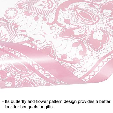 Wrapping Paper Wrapper 22" X 23" Butterfly Pattern, 20pcs
