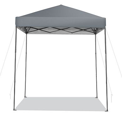 6.6 X 6.6 Feet Outdoor Pop-up Canopy Tent With Upf 50+ Sun Protection