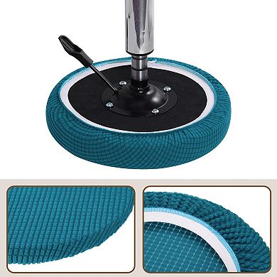 4 Pack Round Bar Stool Covers Diameter 11"-16", Non-slip For Chairs Stool