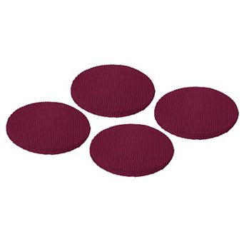 4 Pack Round Bar Stool Covers Diameter 11"-16", Non-slip For Chairs Stool