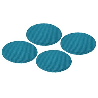 4 Pack Round Bar Stool Covers Diameter 11"-16", Non-slip For Chairs Stool