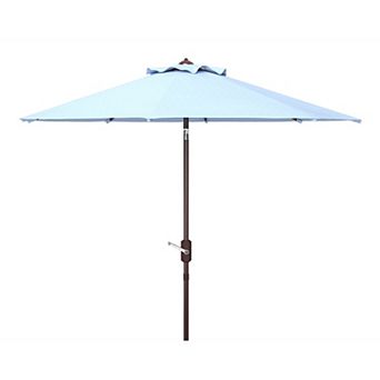 Safavieh UV Resistant Ortega 9 Ft. Auto Tilt Crank Outdoor Umbrella