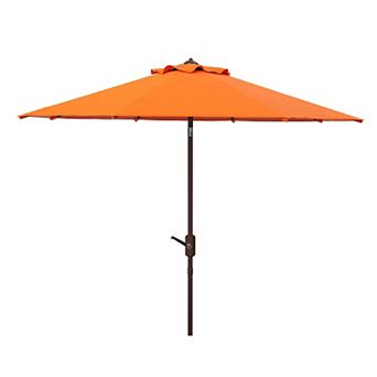 Safavieh UV Resistant Ortega 9 Ft. Auto Tilt Crank Outdoor Umbrella
