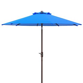 Safavieh UV Resistant Ortega 9 Ft. Auto Tilt Crank Outdoor Umbrella