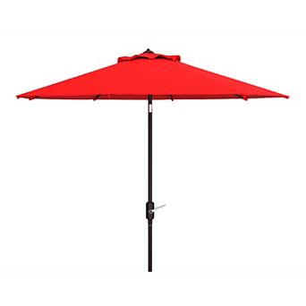 Safavieh UV Resistant Ortega 9 Ft. Auto Tilt Crank Outdoor Umbrella