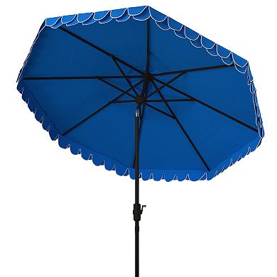 Safavieh 9-ft. Elegant Valance Auto Tilt Patio Umbrella