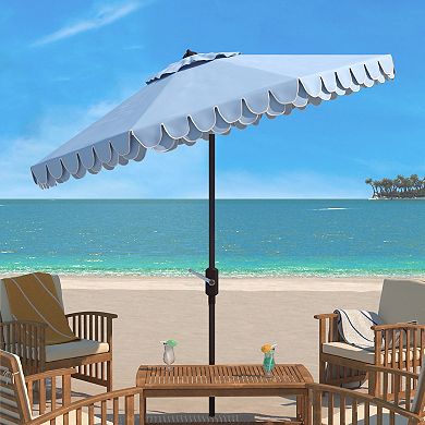 Safavieh 9-ft. Elegant Valance Auto Tilt Patio Umbrella