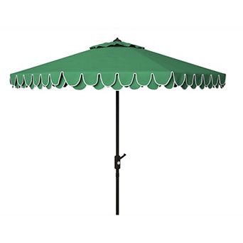 Safavieh 9-ft. Elegant Valance Auto Tilt Patio Umbrella