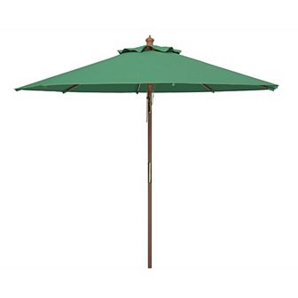 Safavieh 9-ft. Cannes Wooden Outdoor Patio Umbrella
