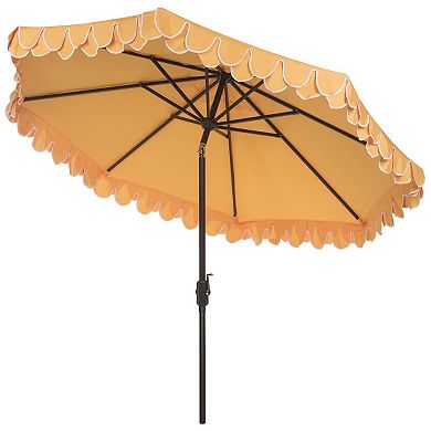 Safavieh 11-ft. Elegant Valance Rnd Patio Umbrella