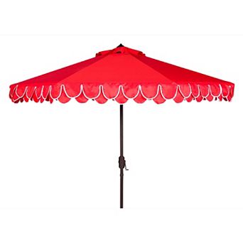 Safavieh 11-ft. Elegant Valance Rnd Patio Umbrella