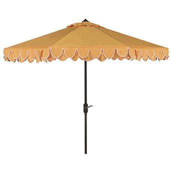 Safavieh 11-ft. Elegant Valance Rnd Patio Umbrella