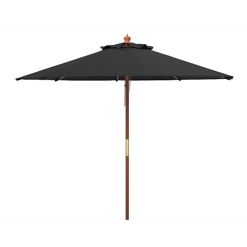 Safavieh Cannes 11 ft. Wood Patio Umbrella