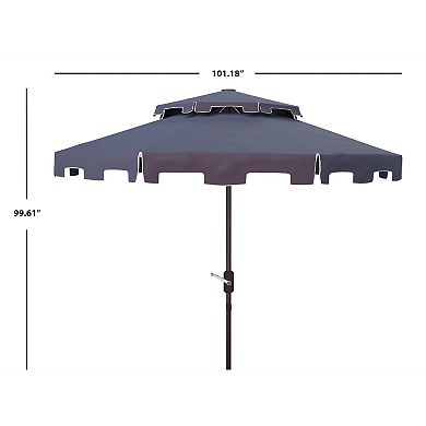 Safavieh 9-ft. Zimmerman Double Top Market Patio Umbrella