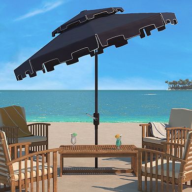 Safavieh 9-ft. Zimmerman Double Top Market Patio Umbrella