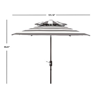 Safavieh 9-ft. Iris Fashion Line Double Top Patio Umbrella