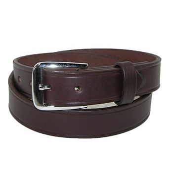 Boston Leather Men's Big & Tall Leather 1 1/4 Inch Sports Officials Belt